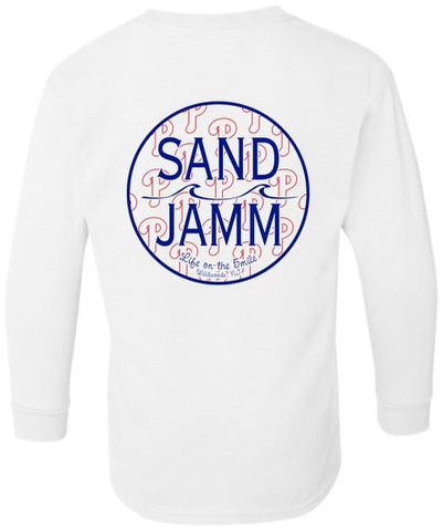 YOUTH Phillies Long Sleeve - White