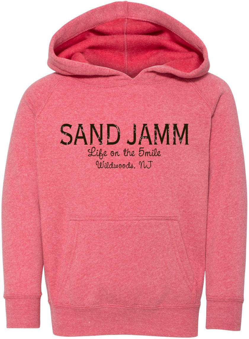 SJ TODDLER HOOD-POMEGRANATE