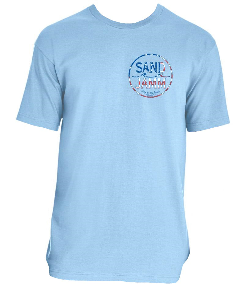SJ USA TEE - CHAMBRAY