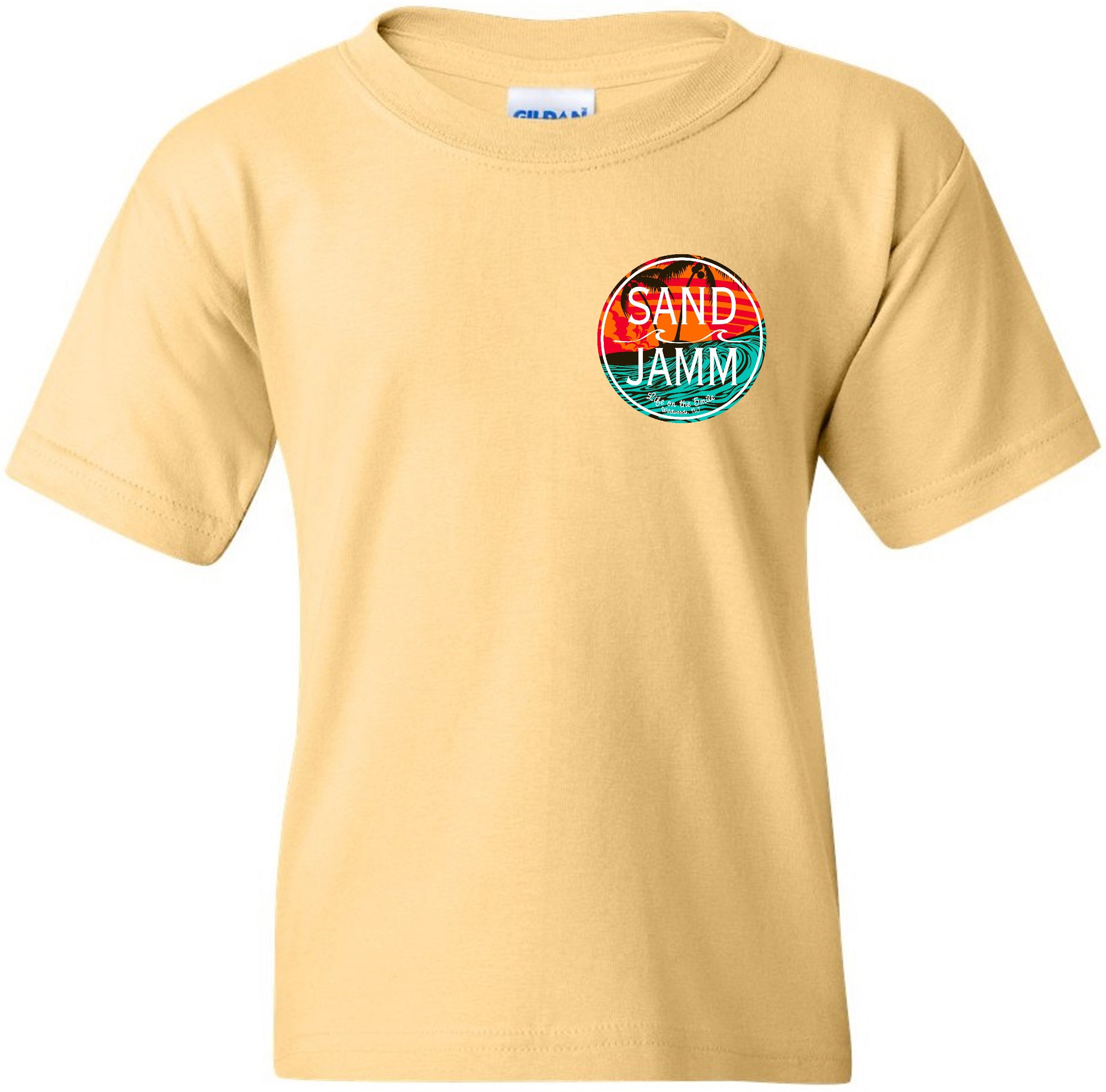 KIDS TEAL WAVES-YELLOW