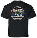 KIDS BLUE LINE TEE - BLK