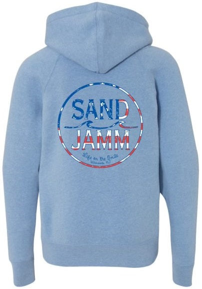 KIDS USA HOOD-BLUE