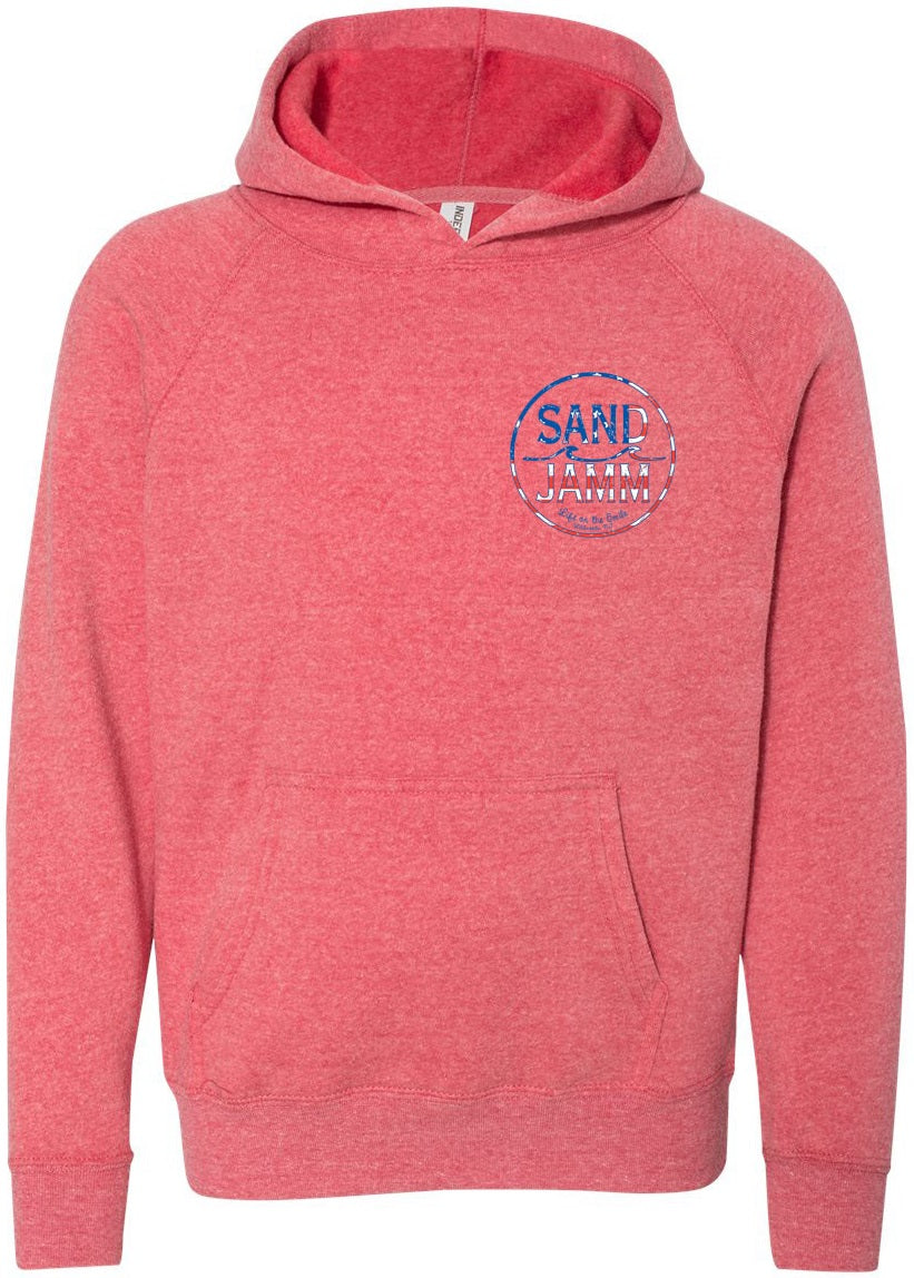 KIDS USA HOOD-POMEGRANATE