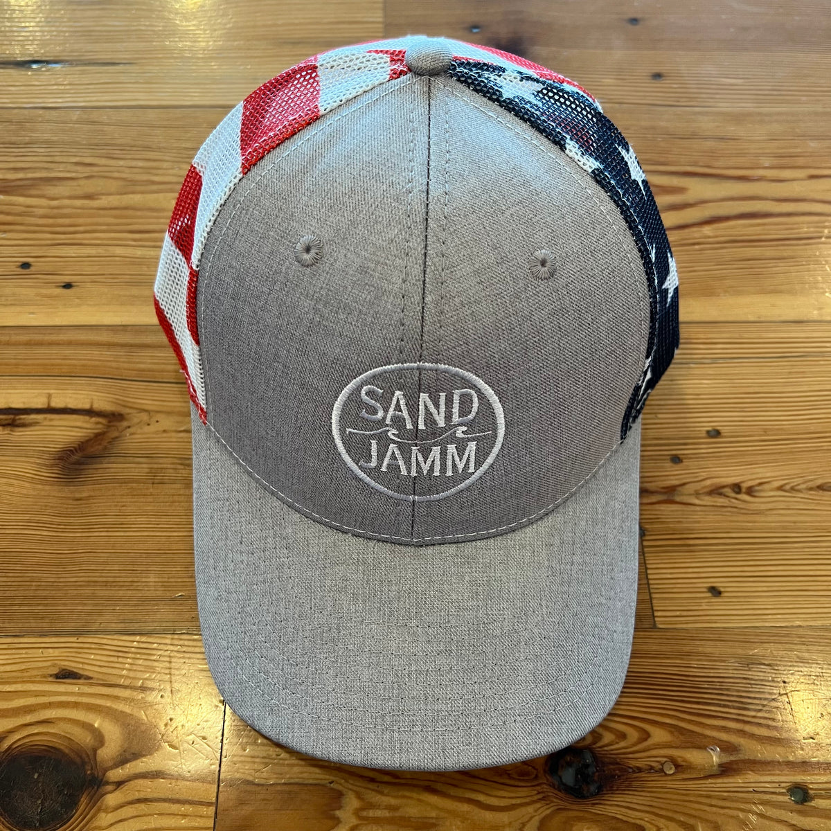 Classic Trucker Hat - Grey/USA – Sand Jamm