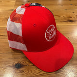 Classic Trucker Hat - Red/USA