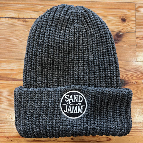 Classic Chunky Knitted Beanie - Charcoal